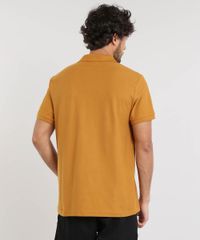 Polo-Masculina-Basica-em-Piquet-Manga-Curta-Caramelo-9449830-Caramelo_2