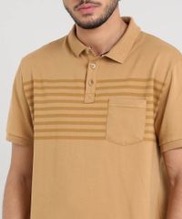 Polo-Masculina-com-Listras-e-Bolso-Manga-Curta-Caramelo-9449024-Caramelo_4