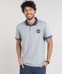 Polo-Masculina-Texturizada-com-Bordado-Manga-Curta-Azul-9392830-Azul_1