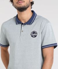 Polo-Masculina-Texturizada-com-Bordado-Manga-Curta-Azul-9392830-Azul_4
