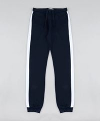 Calca-Infantil-em-Moletom-com-Bolsos-e-Recorte-Lateral-Azul-Marinho-9456961-Azul_Marinho_1 Calca-Infantil-em-Moletom-com-Bolsos-e-Recorte-Lateral-Azul-Marinho-9456961-Azul_Marinho_1