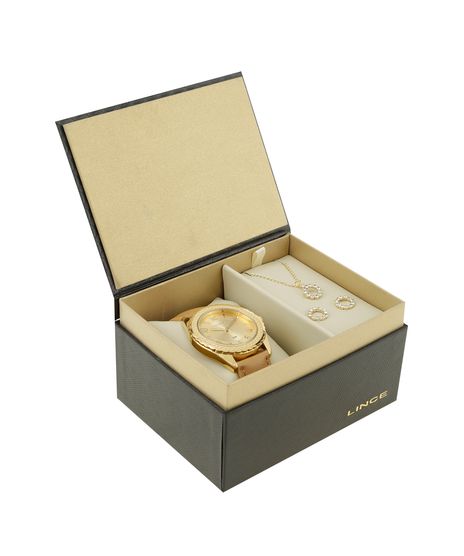 Kit-de-Relogio-Lince-Feminino-Analogico---Colar---Brinco---LRC4315L-K164C2MX-Dourado-8506002-Dourado_1