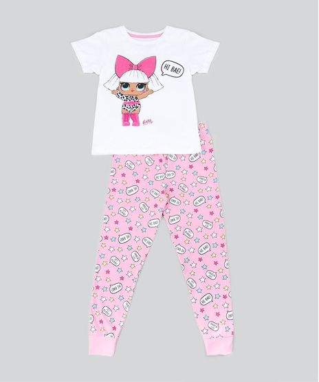 Pijama-Infantil-LOL-Surprise-Manga-Curta-Off-White-9476412-Off_White_1