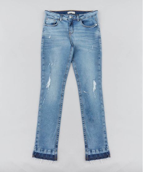 Calca-Jeans-Infantil-Cigarrete-Destroyed-Azul-Medio-9413241-Azul_Medio_1