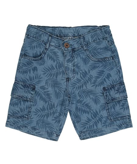 Bermuda-Cargo-Jeans-Estampada-de-Folhagens-Azul-Medio-8464054-Azul_Medio_1