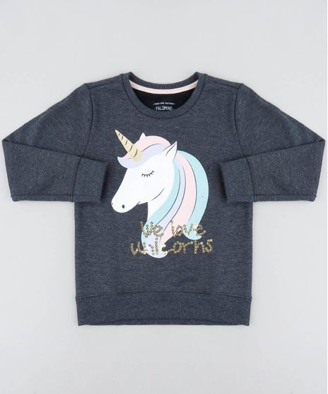 Blusao-Infantil-em-Moletom-com-Paete-e-Glitter-Cinza-Mescla-Escuro-9441294-Cinza_Mescla_Escuro_1