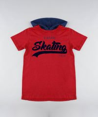 Camiseta-Infantil--Vintage-Skating--com-Capuz-Manga-Longa-Vermelha-9440389-Vermelho_1