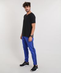 Camiseta-Masculina-Basica-Flame-Manga-Curta-Gola-V-Preta-7647200-Preto_3