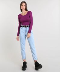 Blusa-Feminina-Basica-Manga-Longa-Decote-Redondo-Roxa-8578638-Roxo_3