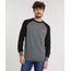 Sueter-Masculino-Raglan-em-Trico-com-Bolso-Gola-Redonda-Cinza-Mescla-Escuro-8865713-Cinza_Mescla_Escuro_1_1