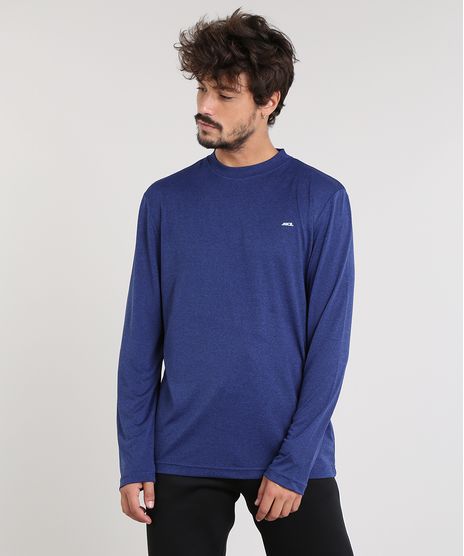 Camiseta-Masculina-Esportiva-Ace-Basica-Mescla-Manga-Longa-Gola-Careca-Azul-9345396-Azul_1