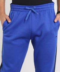 Calca-Masculina-Esportiva-Ace-em-Moletom-com-Faixas-Laterais-Azul-Royal-9335532-Azul_Royal_2