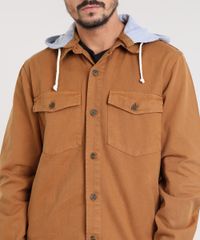 Jaqueta-de-Sarja-Masculina-com-Capuz-Removivel-em-Moletom-Caramelo-9470131-Caramelo_4