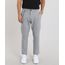Calca-Masculina-Slim-Cropped-Estampada-Xadrez-com-Corrente-Cinza-Mescla-9449457-Cinza_Mescla_1
