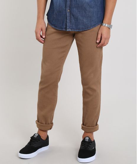 Calca-Masculina-Slim-Canelada-Caramelo-9467385-Caramelo_1