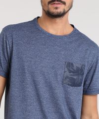 Camiseta-Masculina-com-Bolso-Estampado-Manga-Curta-Gola-Careca-Azul-9460498-Azul_4