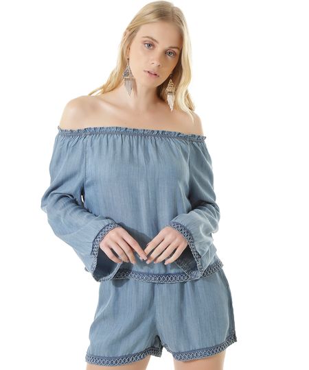 Blusa-Ombro-a-Ombro-Jeans-com-Bordado-Dress-To-Azul-Medio-8440407-Azul_Medio_1 Blusa-Ombro-a-Ombro-Jeans-com-Bordado-Dress-To-Azul-Medio-8440407-Azul_Medio_1