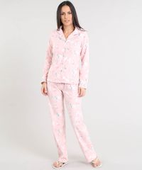 Pijama-de-Inverno-Feminino-Estampado-Floral-em-Fleece-Manga-Longa-Rose-9371450-Rose_1