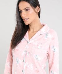Pijama-de-Inverno-Feminino-Estampado-Floral-em-Fleece-Manga-Longa-Rose-9371450-Rose_3