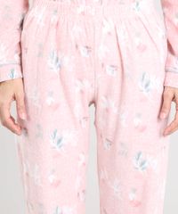 Pijama-de-Inverno-Feminino-Estampado-Floral-em-Fleece-Manga-Longa-Rose-9371450-Rose_4