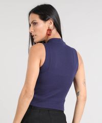 Regata-Feminina-Cropped-Gola-Alta-Basica-Canelada-Azul-Marinho-8449098-Azul_Marinho_2