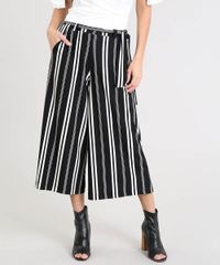 Calca-Pantacourt-Feminina-Listrada-com-Faixa-para-Amarrar--Preta-9284903-Preto_1