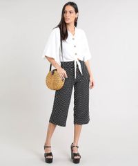 Calca-Pantacourt-Feminina-Estampada-de-Poa-Preta-9439211-Preto_3