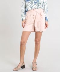 Short-Clochard-Feminino-com-Faixa-para-Amarrar-Rose-9369910-Rose_1