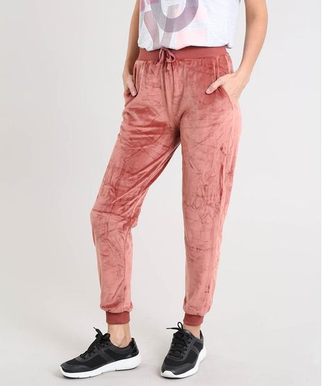 Calca-Feminina-Esportiva-Ace-Basica-em-Plush-Marrom-Claro-9348614-Marrom_Claro_1