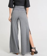 Calca-Feminina-Pantalona-Canelada-com-Fenda-Cinza-Mescla-Escuro-9460409-Cinza_Mescla_Escuro_2 Calca-Feminina-Pantalona-Canelada-com-Fenda-Cinza-Mescla-Escuro-9460409-Cinza_Mescla_Escuro_2