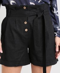 Short-Clochard-Feminino-com-Faixa-para-Amarrar-Preto-9369910-Preto_4