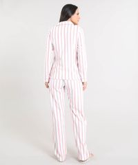 Pijama-de-Inverno-Feminino-Listrado-em-Fleece-Manga-Longa-Off-White-9371445-Off_White_2