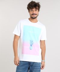 Camiseta-Masculina-com-Estampa-de-Abacaxi-Manga-Curta-Gola-Careca-Off-White-8819639-Off_White_1