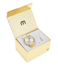 Kit-de-Relogio-Mondaine-Feminino-Analogico---Colar---Brinco---83330LPMKDE1K-Dourado-8508164-Dourado_1