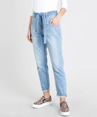 Calca-Jeans-Feminina-Mom-Clochard-com-Faixa-para-Amarrar-Azul-Claro-9463411-Azul_Claro_1