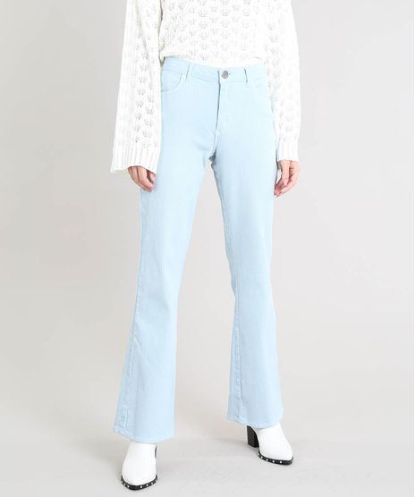 Calca-Feminina-Mindset-Reta-Canelada-Azul-Claro-9561893-Azul_Claro_1
