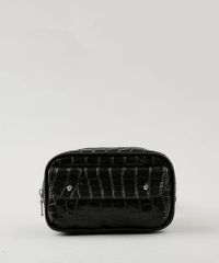 Pochete-Feminina-Mindset-Croco-Preta-9566494-Preto_1
