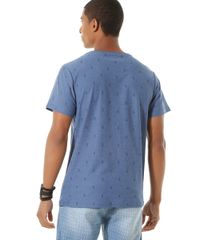 Camiseta-Estampada-de-Abacaxis-Azul-8438520-Azul_2