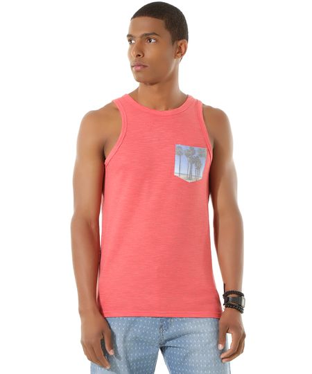 Regata-com-Bolso-Estampado-Coral-8453770-Coral_1 Regata-com-Bolso-Estampado-Coral-8453770-Coral_1