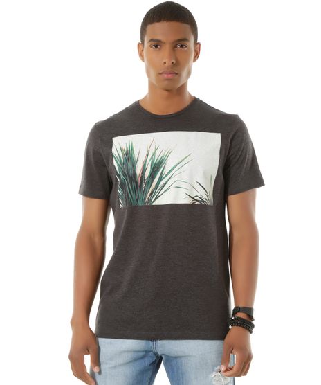Camiseta--Folhagem--Cinza-Mescla-Escuro-8429937-Cinza_Mescla_Escuro_1
