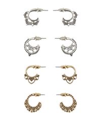 Kit-de-4-Brincos-Dourado-8410871-Dourado_1