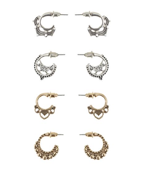 Kit-de-4-Brincos-Dourado-8410871-Dourado_1