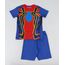 Pijama-Infantil-Homem-Aranha-Manga-Curta-Azul-9476325-Azul_1