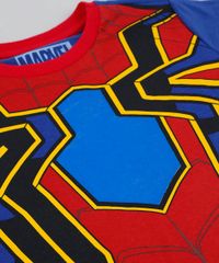 Pijama-Infantil-Homem-Aranha-Manga-Curta-Azul-9476325-Azul_4