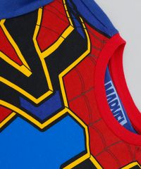 Pijama-Infantil-Homem-Aranha-Manga-Curta-Azul-9476325-Azul_5