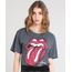 T-Shirt-Feminina-Mindset-The-Rolling-Stones-Manga-Curta-Decote-Redondo-Cinza-Mescla-Escuro-9479527-Cinza_Mescla_Escuro_1