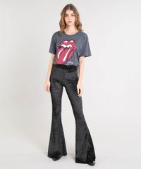 T-Shirt-Feminina-Mindset-The-Rolling-Stones-Manga-Curta-Decote-Redondo-Cinza-Mescla-Escuro-9479527-Cinza_Mescla_Escuro_3