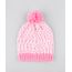 Gorro-Infantil-em-Trico-com-Pompom-Rosa-9360940-Rosa_1