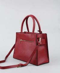 Bolsa-Feminina-Tote-Media-com-Fivela-e-Alca-Transversal-Removivel-Vinho-9381299-Vinho_4