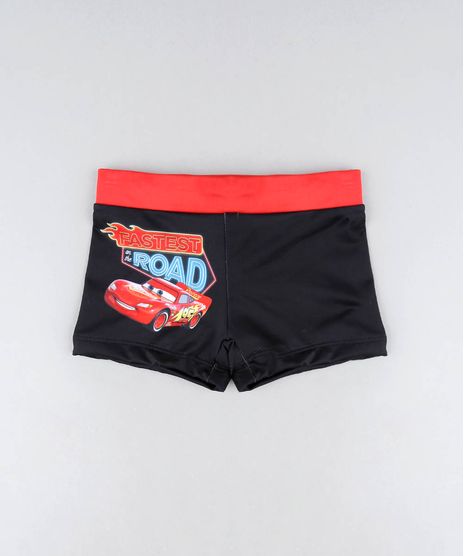 Sunga-Boxer-Infantil-Relampago-McQueen-Carros-Preta-9432508-Preto_1